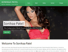 Tablet Screenshot of delhi-escort-service.com
